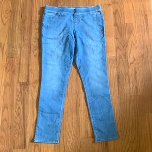 NWT pale blue jeggings from LANDS END KIDS Sz 16+